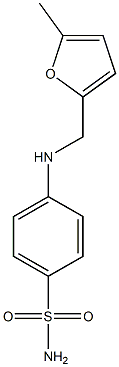 4-{[(5-methylfuran-2-yl)methyl]amino}benzene-1-sulfonamide Struktur