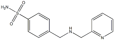 4-{[(pyridin-2-ylmethyl)amino]methyl}benzene-1-sulfonamide Struktur