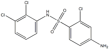 4-amino-2-chloro-N-(2,3-dichlorophenyl)benzene-1-sulfonamide Struktur