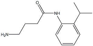 4-amino-N-(2-isopropylphenyl)butanamide Struktur