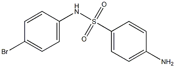 4-amino-N-(4-bromophenyl)benzenesulfonamide Struktur