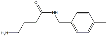 4-amino-N-(4-methylbenzyl)butanamide Struktur