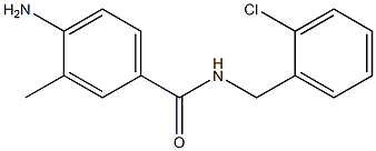 4-amino-N-[(2-chlorophenyl)methyl]-3-methylbenzamide Struktur