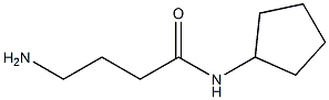 4-amino-N-cyclopentylbutanamide Struktur