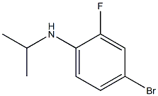 4-bromo-2-fluoro-N-(propan-2-yl)aniline Struktur