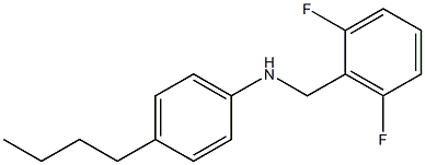 4-butyl-N-[(2,6-difluorophenyl)methyl]aniline Struktur