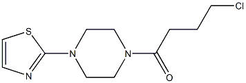 4-chloro-1-[4-(1,3-thiazol-2-yl)piperazin-1-yl]butan-1-one Struktur