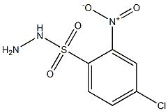 4-chloro-2-nitrobenzene-1-sulfonohydrazide Struktur