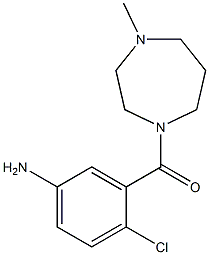 4-chloro-3-[(4-methyl-1,4-diazepan-1-yl)carbonyl]aniline Struktur