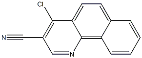 4-chlorobenzo[h]quinoline-3-carbonitrile Struktur