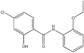 4-chloro-N-(2-ethoxyphenyl)-2-hydroxybenzamide Struktur