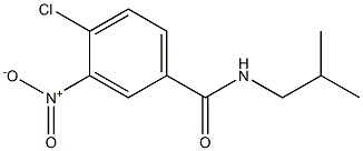 4-chloro-N-(2-methylpropyl)-3-nitrobenzamide Struktur