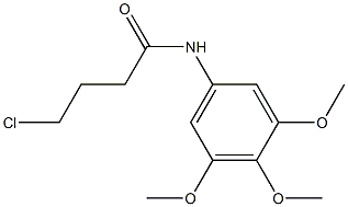 4-chloro-N-(3,4,5-trimethoxyphenyl)butanamide Struktur