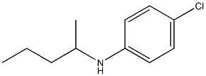 4-chloro-N-(pentan-2-yl)aniline Struktur