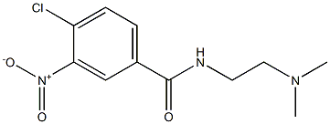 4-chloro-N-[2-(dimethylamino)ethyl]-3-nitrobenzamide Struktur