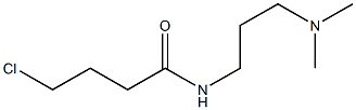 4-chloro-N-[3-(dimethylamino)propyl]butanamide Struktur