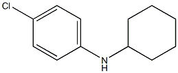 4-chloro-N-cyclohexylaniline Struktur