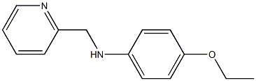 4-ethoxy-N-(pyridin-2-ylmethyl)aniline Struktur