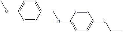 4-ethoxy-N-[(4-methoxyphenyl)methyl]aniline Struktur