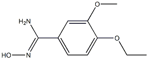 4-ethoxy-N'-hydroxy-3-methoxybenzenecarboximidamide Struktur