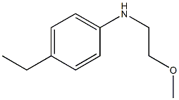 4-ethyl-N-(2-methoxyethyl)aniline Struktur