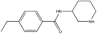 4-ethyl-N-(piperidin-3-yl)benzamide Struktur