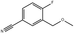 4-fluoro-3-(methoxymethyl)benzonitrile Struktur