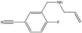 4-fluoro-3-[(prop-2-en-1-ylamino)methyl]benzonitrile Struktur