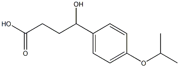 4-hydroxy-4-[4-(propan-2-yloxy)phenyl]butanoic acid Struktur