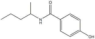 4-hydroxy-N-(pentan-2-yl)benzamide Struktur