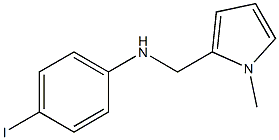 4-iodo-N-[(1-methyl-1H-pyrrol-2-yl)methyl]aniline Struktur