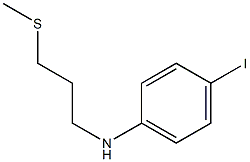 4-iodo-N-[3-(methylsulfanyl)propyl]aniline Struktur