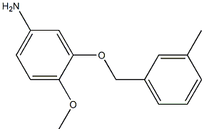 4-methoxy-3-[(3-methylbenzyl)oxy]aniline Struktur