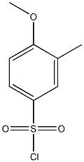 4-methoxy-3-methylbenzene-1-sulfonyl chloride Struktur