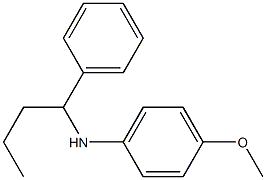 4-methoxy-N-(1-phenylbutyl)aniline Struktur