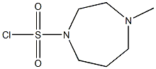 4-methyl-1,4-diazepane-1-sulfonyl chloride Struktur