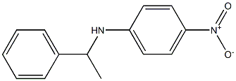 4-nitro-N-(1-phenylethyl)aniline Struktur