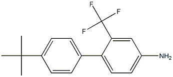 4'-tert-butyl-2-(trifluoromethyl)-1,1'-biphenyl-4-amine Struktur