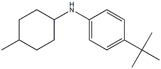 4-tert-butyl-N-(4-methylcyclohexyl)aniline Struktur