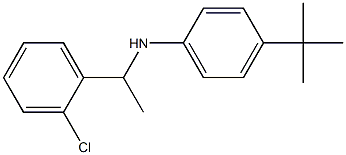 4-tert-butyl-N-[1-(2-chlorophenyl)ethyl]aniline Struktur