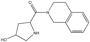 5-(1,2,3,4-tetrahydroisoquinolin-2-ylcarbonyl)pyrrolidin-3-ol Struktur