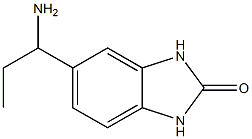 5-(1-aminopropyl)-2,3-dihydro-1H-1,3-benzodiazol-2-one Struktur