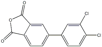 5-(3,4-dichlorophenyl)-2-benzofuran-1,3-dione Struktur