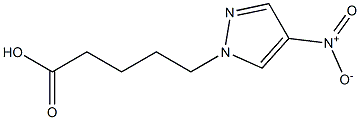 5-(4-nitro-1H-pyrazol-1-yl)pentanoic acid Struktur