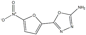 5-(5-nitrofuran-2-yl)-1,3,4-oxadiazol-2-amine Struktur