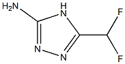 5-(difluoromethyl)-4H-1,2,4-triazol-3-amine Struktur