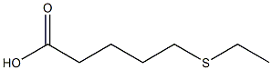 5-(ethylsulfanyl)pentanoic acid Struktur