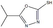 5-(propan-2-yl)-1,3,4-oxadiazole-2-thiol Struktur