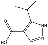 5-(propan-2-yl)-1H-pyrazole-4-carboxylic acid Struktur