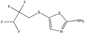 5-[(2,2,3,3-tetrafluoropropyl)sulfanyl]-1,3-thiazol-2-amine Struktur